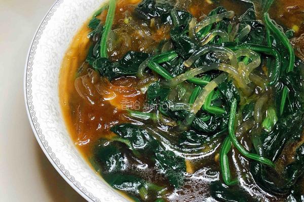 菠菜粉条的做法图解8