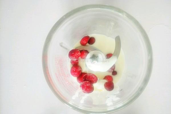 蔓越莓口味酸奶饮的做法图解2
