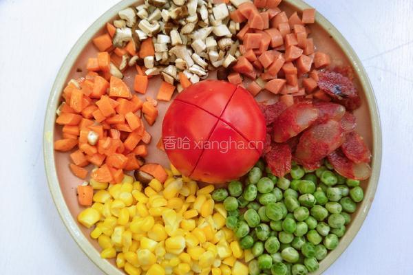 网红番茄焖饭的做法图解3