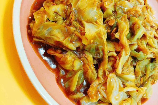 酱爆圆白菜的做法图解7