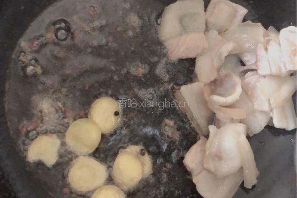 猪肉白菜土豆炖粉条的做法图解6
