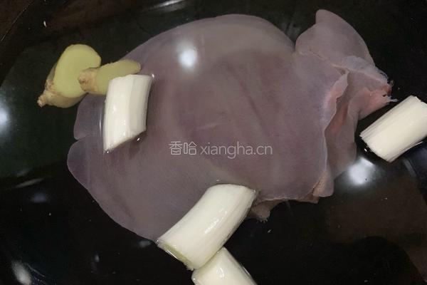 水煮猪肝的做法图解2