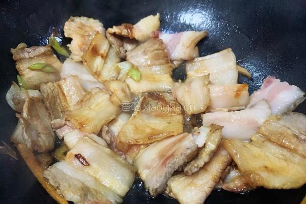 蒜苔炒肉的做法图解3