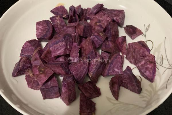 紫薯酥饼的做法图解2