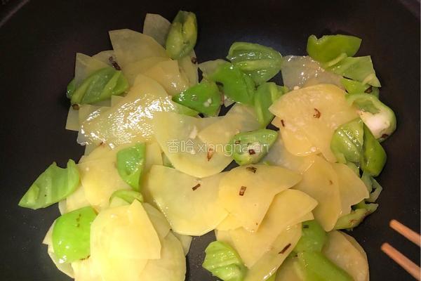 尖椒土豆片的做法图解4