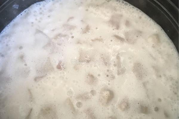 香芋椰汁西米露的做法图解5