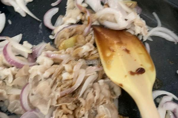 洋葱炒羊肉的做法图解6