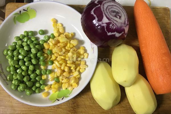 咖喱鸡肉饭的做法图解2