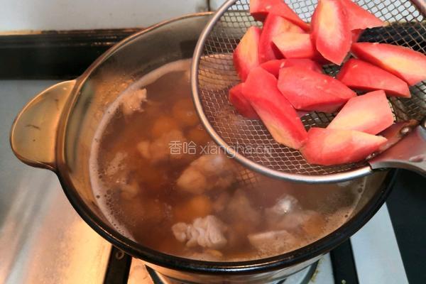 胡萝卜山药排骨汤的做法图解10