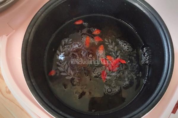 补气美容养颜三宝羹—雪燕桃胶皂角米(两人份)的做法图解5
