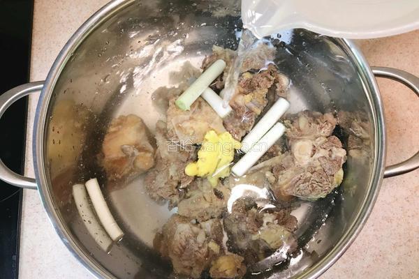 牛尾骨炖萝卜的做法图解7