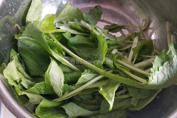 小白菜蚶子豆腐汤的做法图解3