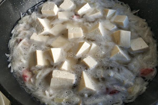 萝卜墨斗豆腐汤的做法图解11