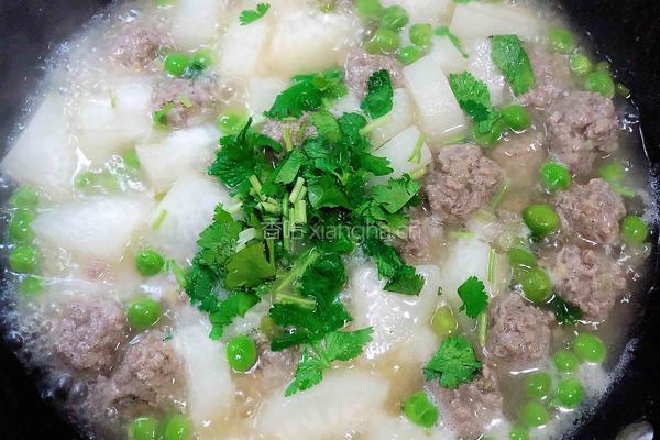 萝卜肉丸汤的做法图解17