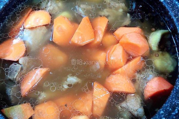 板栗萝卜排骨汤(健脾补肾)的做法图解10