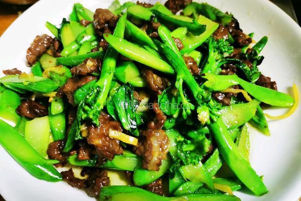 炒牛河的做法图解4