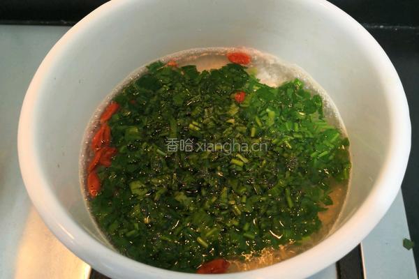 枸杞荠菜蛋汤的做法图解10