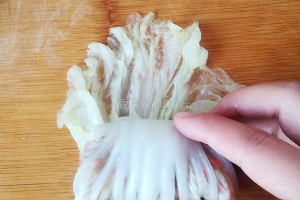 白菜肉卷的做法图解12