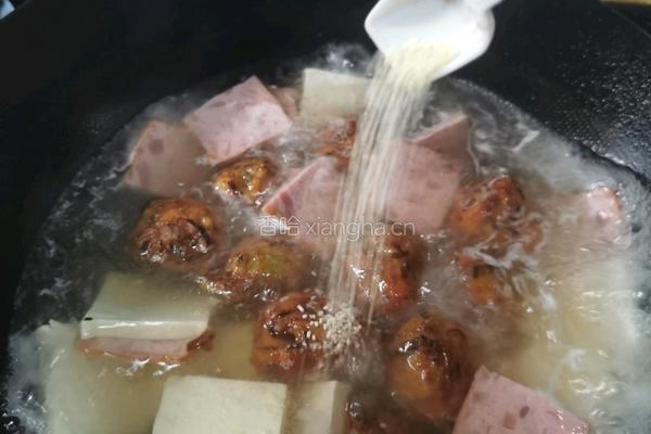 萝卜丸子豆腐汤的做法图解9