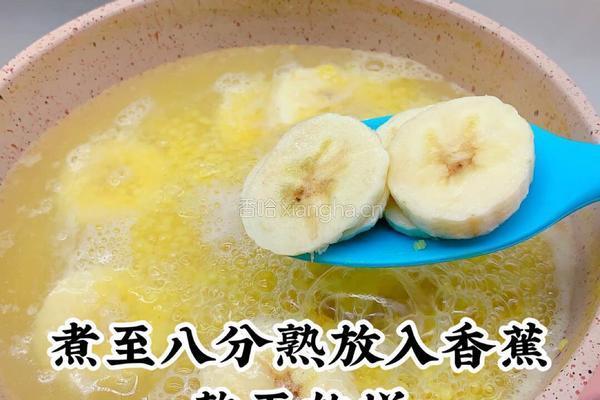 香蕉小米糊的做法图解5
