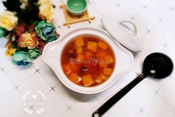 桃胶南瓜糯米汤的做法图解9