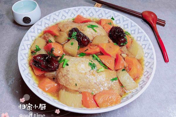 养生萝卜老鸭汤的做法图解16