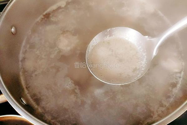 白萝卜紫菜鹅肉汤的做法图解6