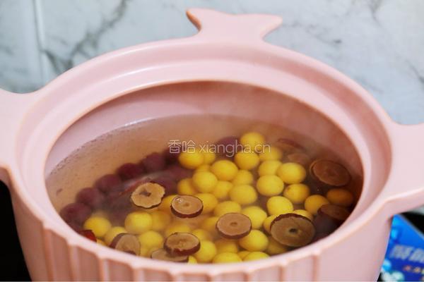 红糖酒酿双色小圆子的做法图解10