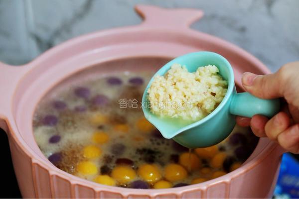 红糖酒酿双色小圆子的做法图解13