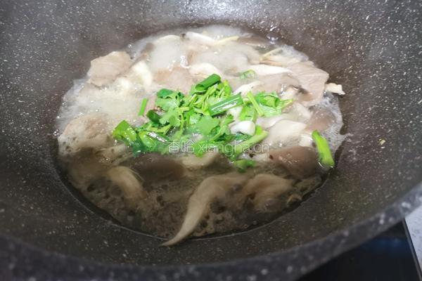蘑菇肉片汤的做法图解12