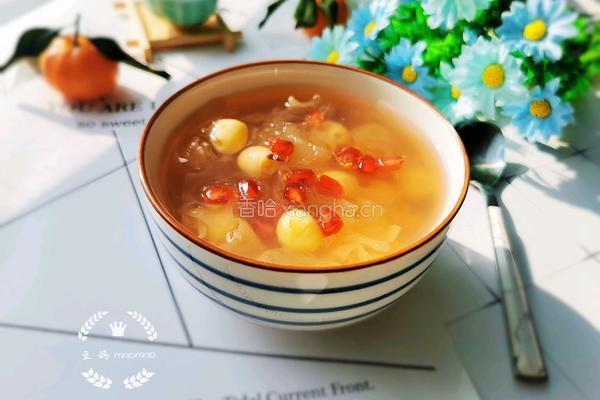 银耳莲子石榴汤的做法图解9