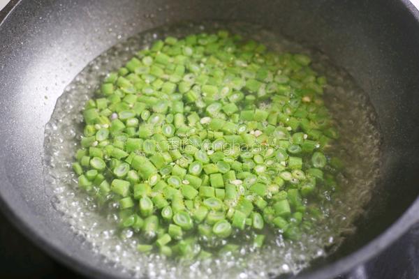 炒四季豆的做法图解4