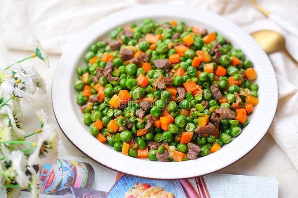 营养美味的豌豆炒牛肉的做法图解18