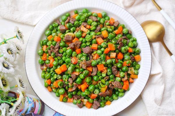 营养美味的豌豆炒牛肉的做法图解20