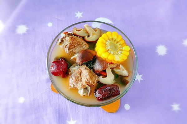 香菇玉米牛骨头汤的做法图解16
