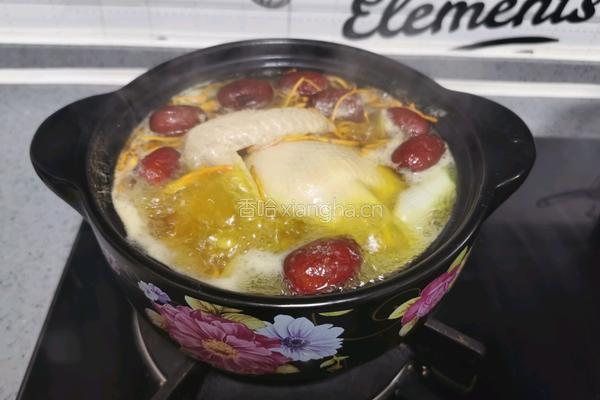 虫草花炖鸡汤的做法图解8