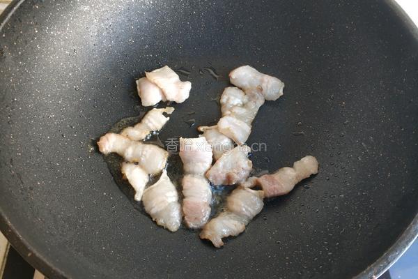娃娃菜五花肉炖干豆腐的做法图解6