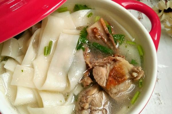 香菜鸭肉宽面的做法图解14