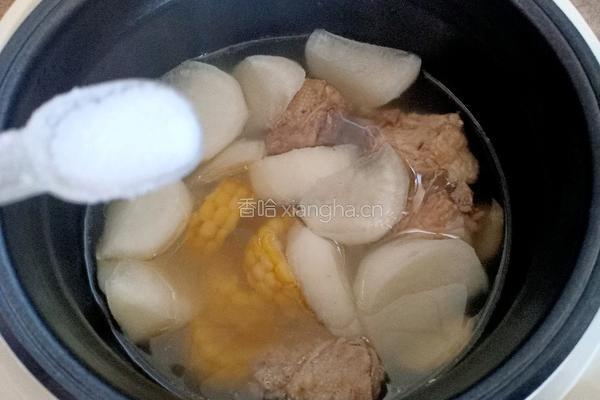 萝卜玉米土鸡汤的做法图解10
