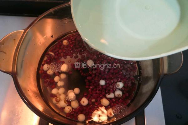 红豆莲子汤的做法图解7
