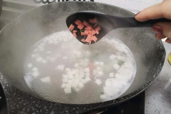 菠菜豆腐汤的做法图解8