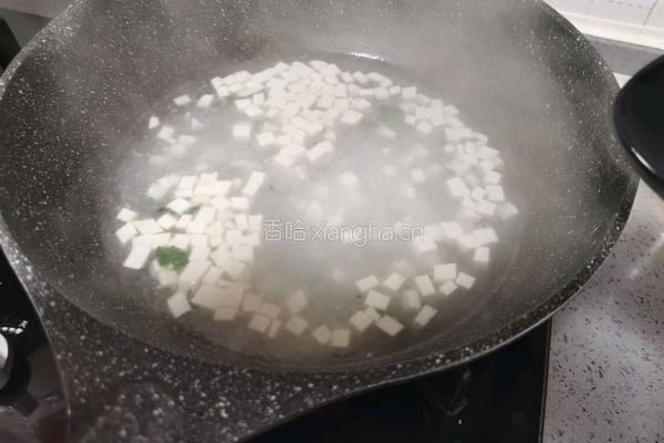 菠菜豆腐汤的做法图解7