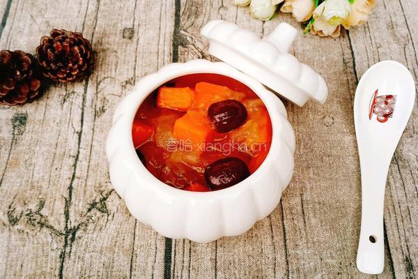 红枣南瓜银耳汤的做法图解11