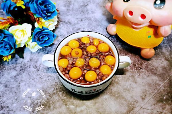 红豆南瓜糯米圆子汤的做法图解12