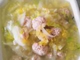 白菜煮肉丸的做法[图]