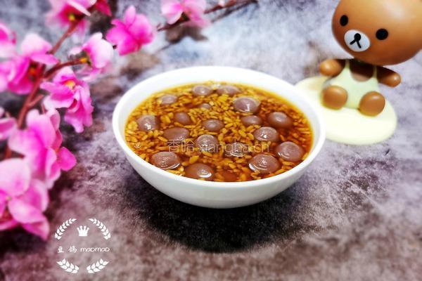 醪糟紫薯圆子汤的做法图解11