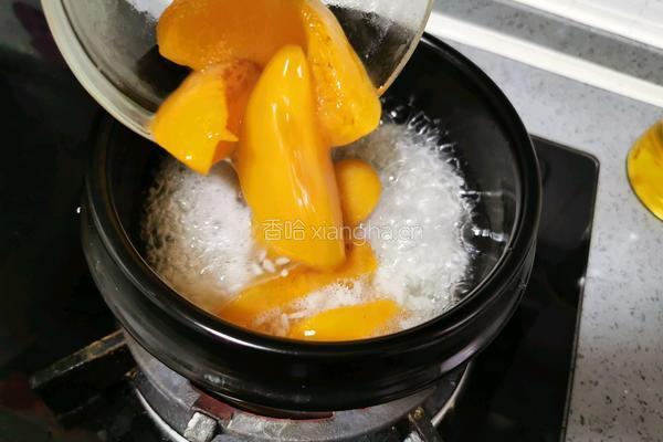 醪糟黄桃罐头甜汤的做法图解8