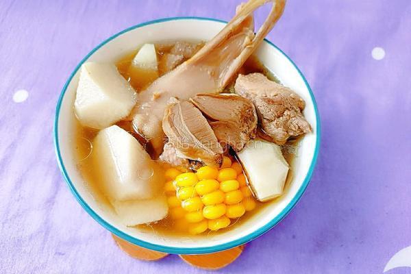 大脚菌山药鸭肉汤的做法图解17
