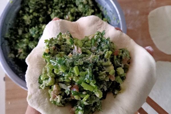 香菜肉饼的做法图解9