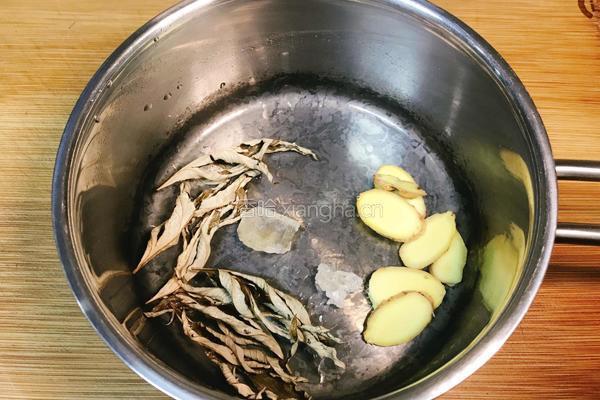 生姜艾叶汤（祛寒、理气）的做法图解5